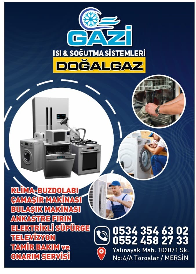 Yetkili Servis Mersin - Mersin Beyaz Eşya, Kombi, Klima, Televizyon Servisi